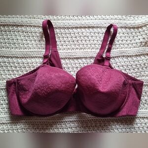 Torrid Curve Elegant Lace Bra - Rich Burgundy Size 38D